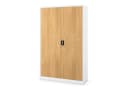 Jan Nowak Aktenschrank Metall 115 cm Weiß ABSCHLIEßBAR Bild 2