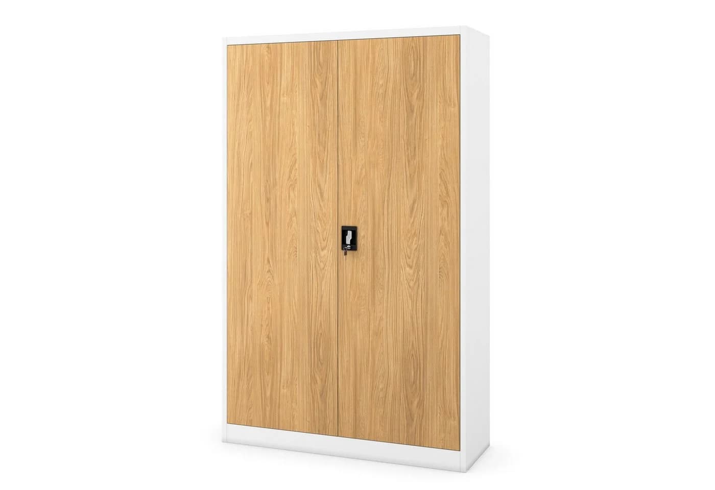 Jan Nowak Aktenschrank Metall 115 cm Weiß ABSCHLIEßBAR - Bild 2