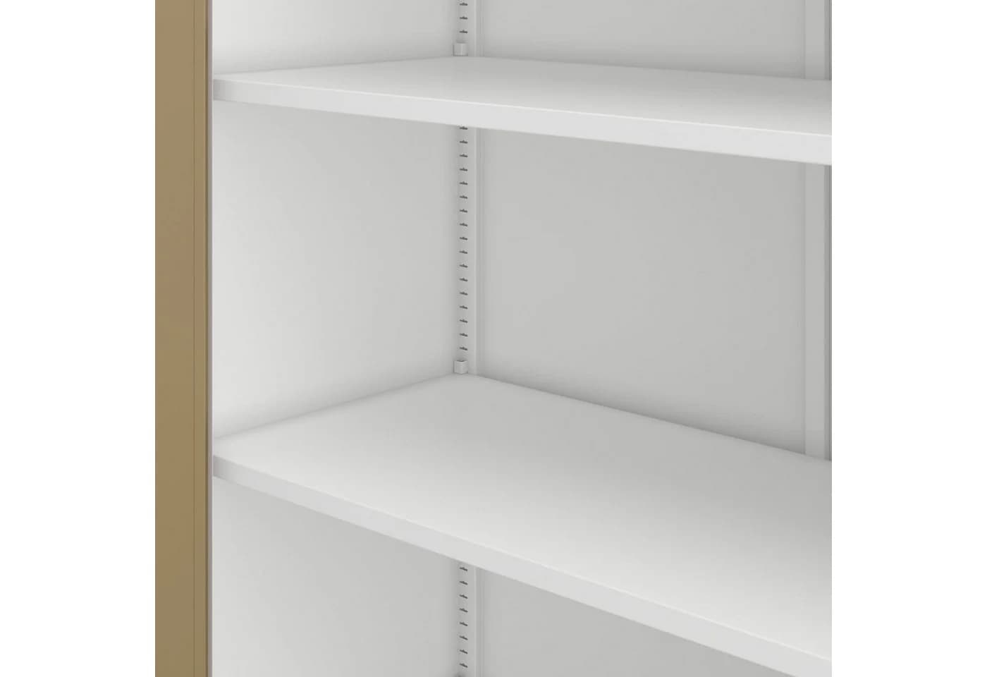 Jan Nowak Aktenschrank Metall 115 cm Weiß ABSCHLIEßBAR - Bild 3