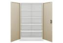 Jan Nowak Aktenschrank Metall 115 cm Weiß ABSCHLIEßBAR Bild 5