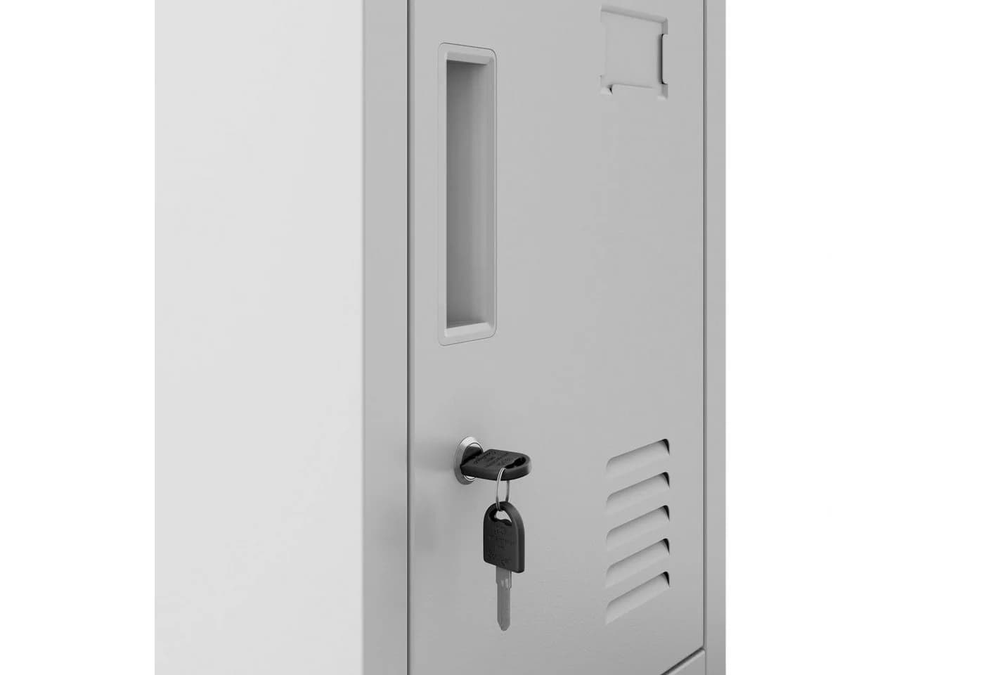 Jan Nowak Schließfachschrank 5 Fächer Stahl Grau - Bild 4