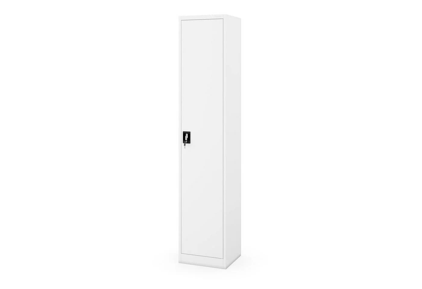 Jan Nowak Aktenschrank Metall Weiß 220 cm hoch abschließbar