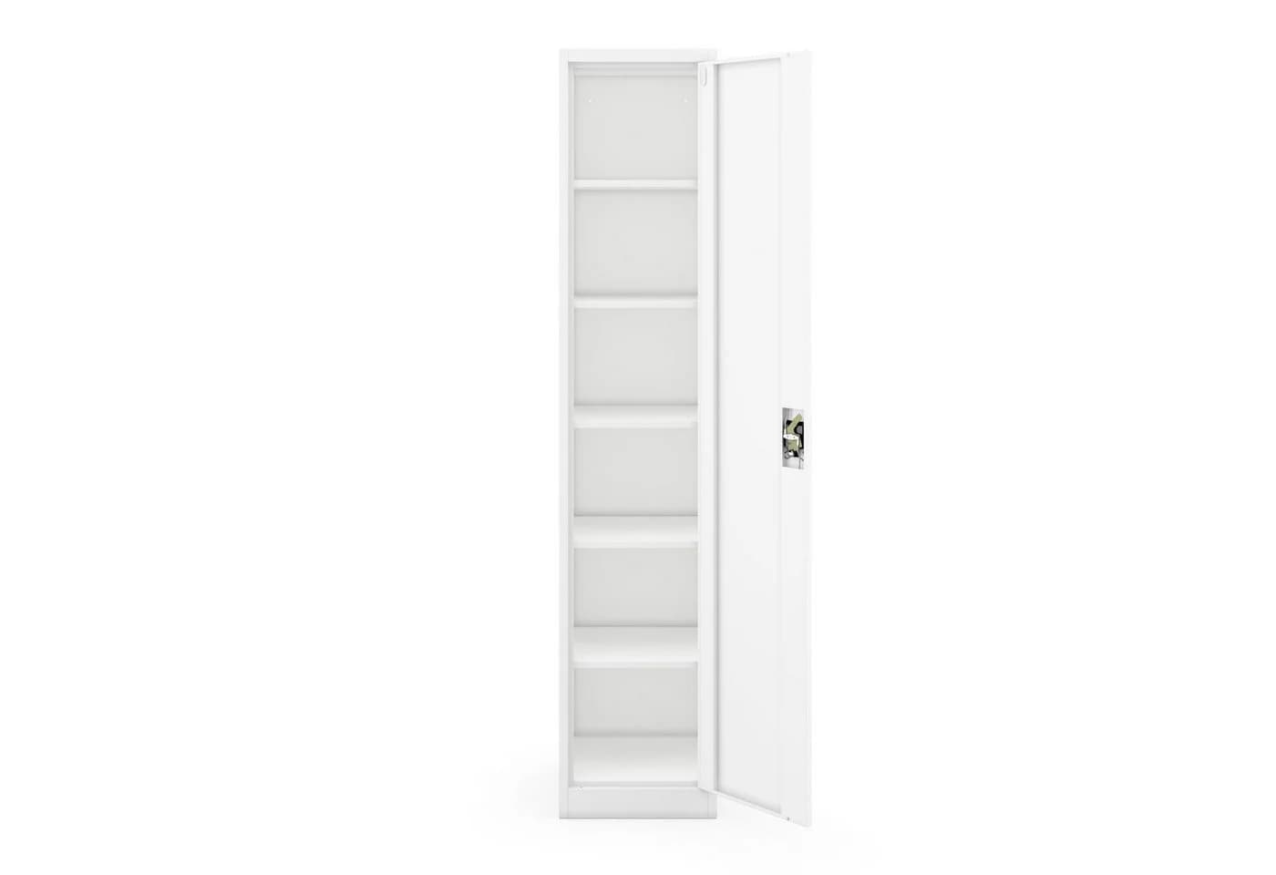 Jan Nowak Aktenschrank Metall Weiß 220 cm hoch abschließbar - Bild 2