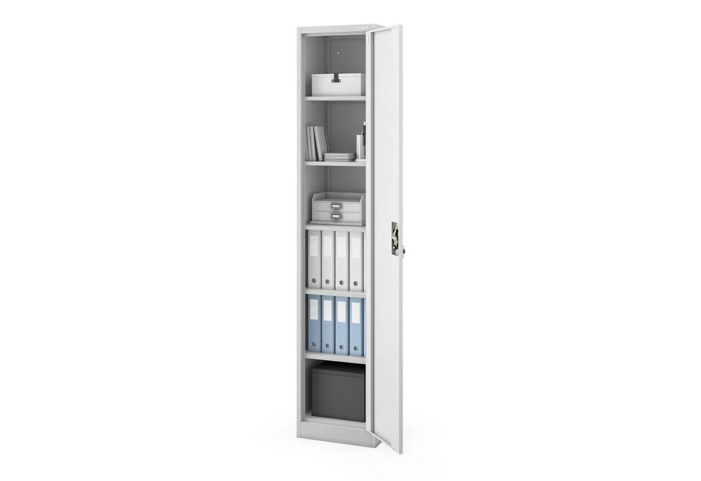 Jan Nowak Aktenschrank Metall Grau 220 cm - Bild 4