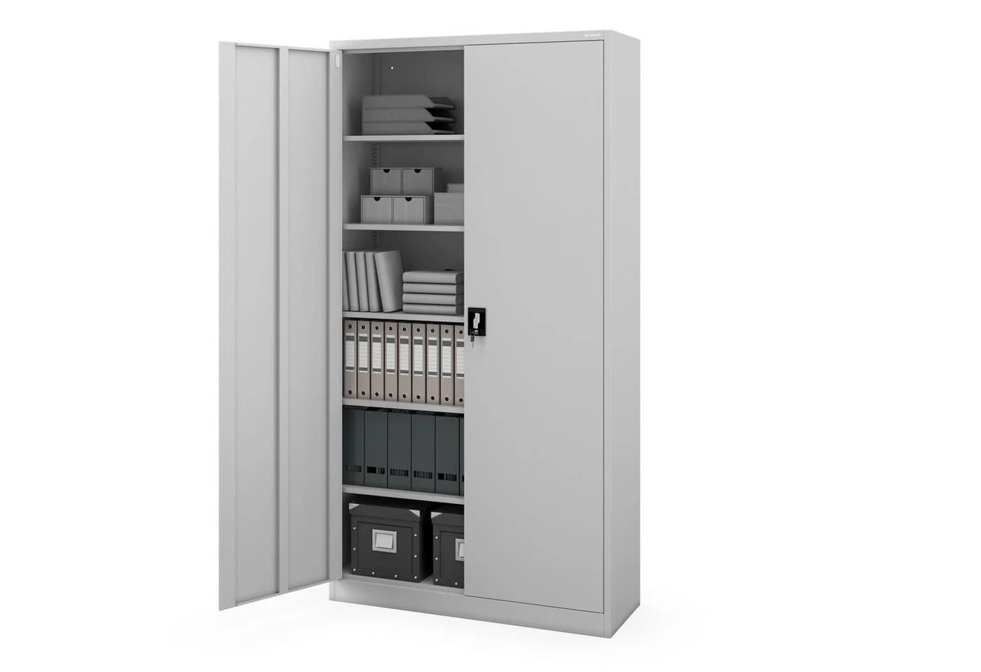 Jan Nowak Aktenschrank Metall Grau 115x220x40 cm - Bild 3