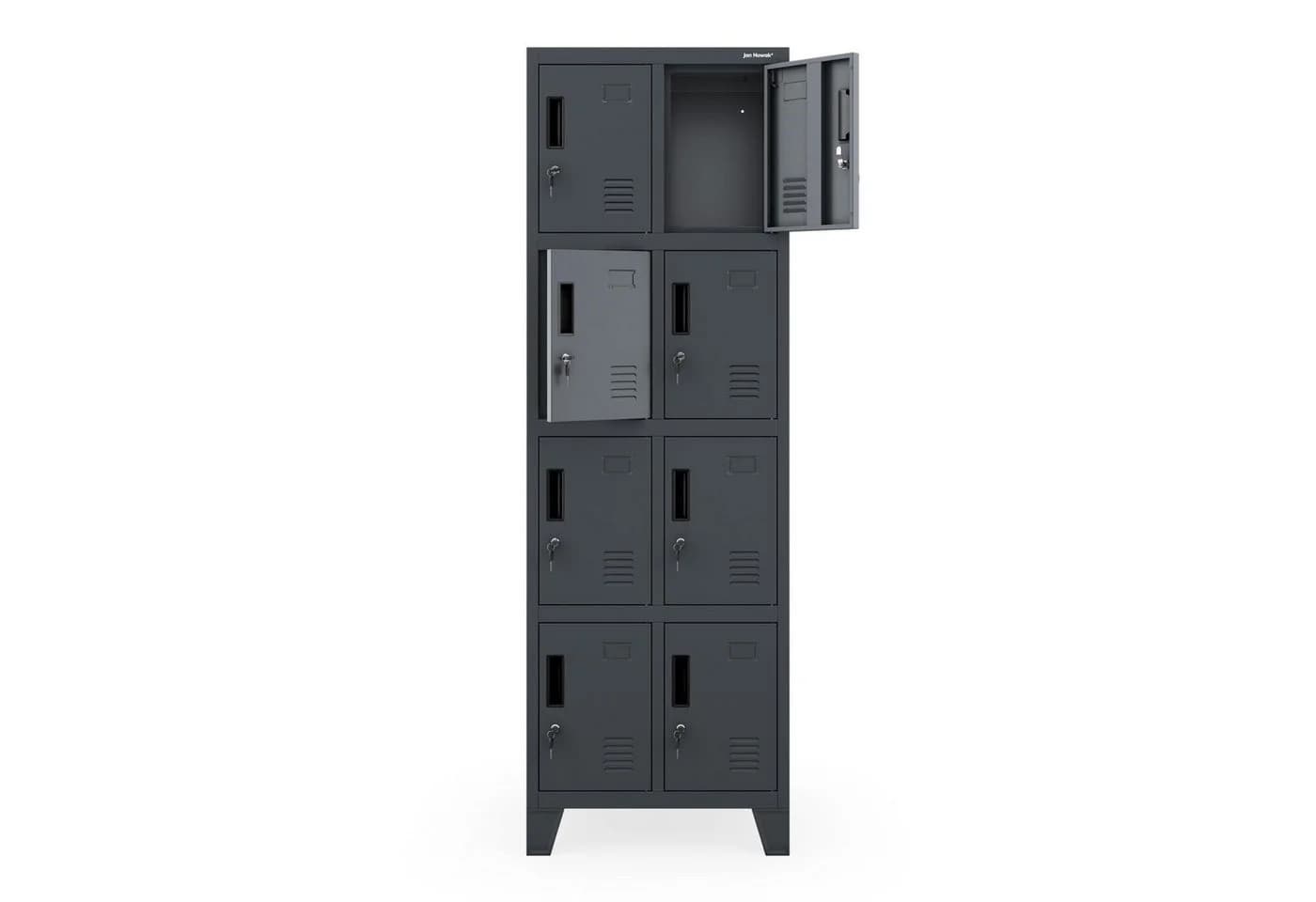 Jan Nowak Mehrzweckschrank Metall 10 Fächer ROBERT 2 Plus
