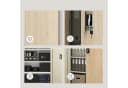 Jan Nowak Aktenschrank Metall 90x185x40 cm abschließbar grau Bild 5