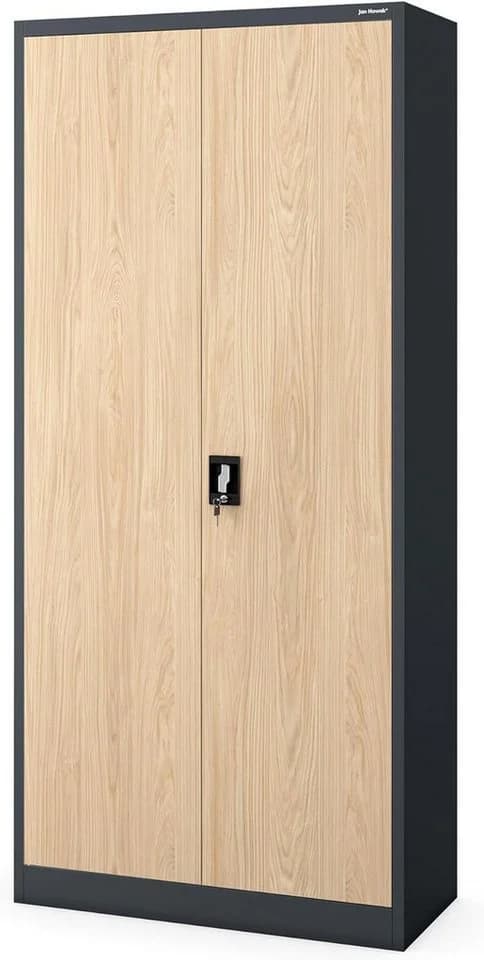 Jan Nowak Aktenschrank Metall Rosa 195 cm