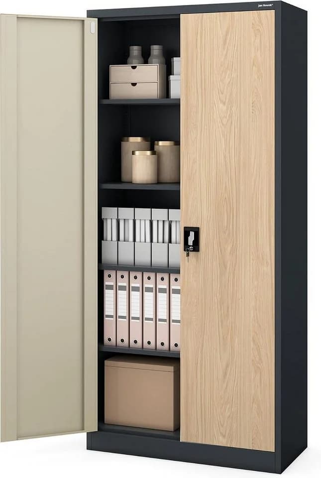 Jan Nowak Aktenschrank Metall Rosa 195 cm - Bild 2