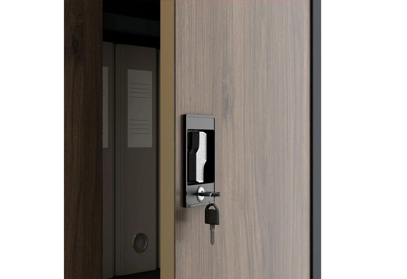 Jan Nowak Aktenschrank Metall mit Geheimfach 90 cm - Bild 4