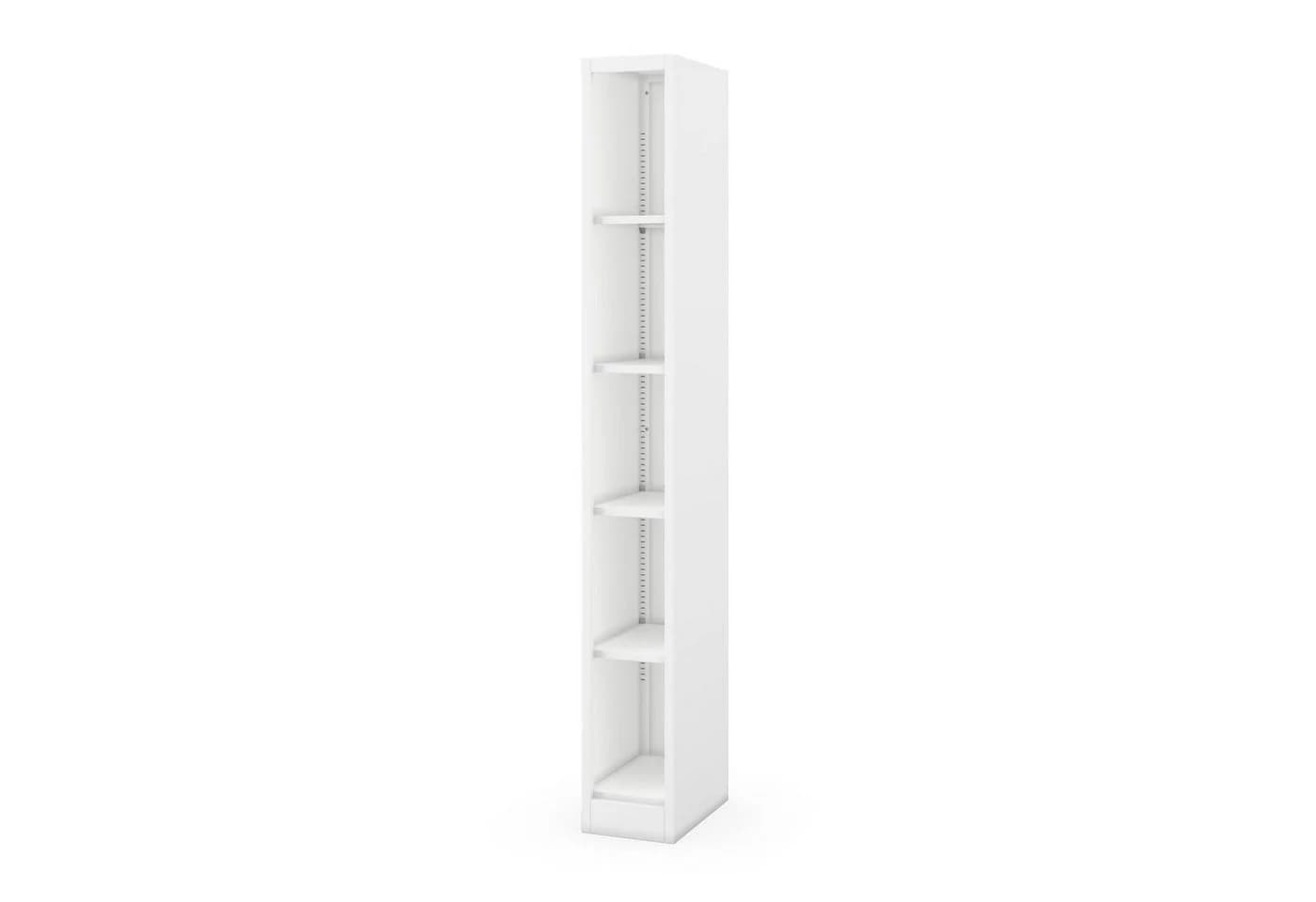 Jan Nowak Aktenschrank Metallregal schmal TIM 195 cm hoch weiß - Bild 2