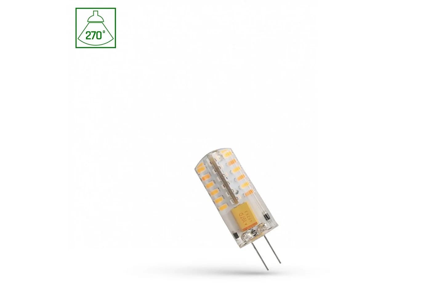 Spectrum LED G4 2W Warmweiß 3000K 12V Stiftsockellampe - Bild 2