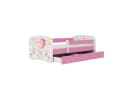 Raumhirsch Furniture Kinderbett Rosa mit Matratze, Schublade & Rausfallschutz Bild 3