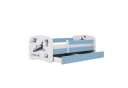 Raumhirsch Furniture Kinderbett Blau mit NASA-Motiv, Schublade & Matratze Bild 3