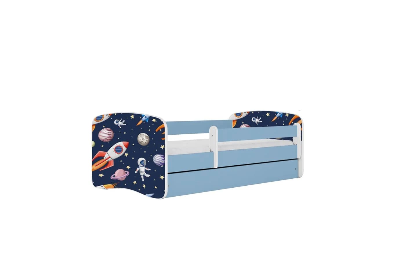 Raumhirsch Furniture Kinderbett 70x140, 80x160, 80x180 cm - Komplettset mit Matratze & Schublade