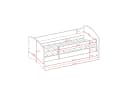 Raumhirsch Furniture Kinderbett 70x140, 80x160, 80x180 cm - Komplettset mit Matratze & Schublade Bild 5