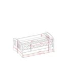 Raumhirsch Furniture Kinderbett Grau Komplettset mit Schublade Bild 5