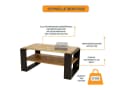 Raumhirsch Furniture Couchtisch Kaja96 Schwarz Modern & Stabil Bild 5