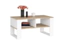 Raumhirsch Furniture Couchtisch Moderner Sofatisch Sonoma Eiche Schwarz Bild 1