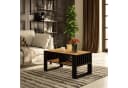 Raumhirsch Furniture Couchtisch Moderner Sofatisch Sonoma Eiche Schwarz Bild 4