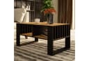 Raumhirsch Furniture Couchtisch Moderner Sofatisch Sonoma Eiche Schwarz Bild 5