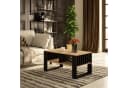 Raumhirsch Furniture Couchtisch Moderner Sofatisch Sonoma Eiche Schwarz Bild 4