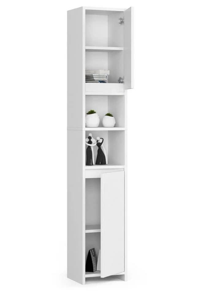 Raumhirsch Furniture Hochschrank Bad Weiß Modern - Bild 2