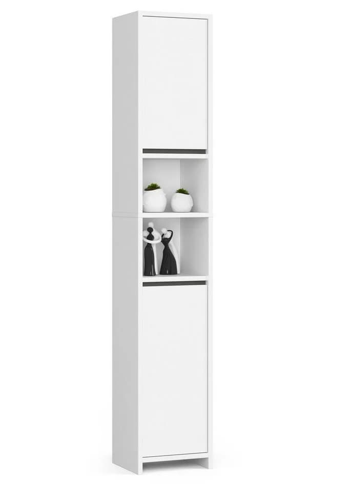 Raumhirsch Furniture Hochschrank Bad Weiß Modern - Bild 4