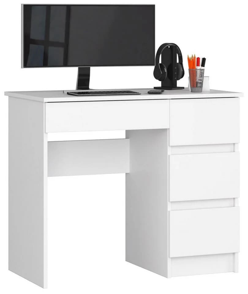 Raumhirsch Furniture Schreibtisch Kinder Computertisch Weiß 90cm