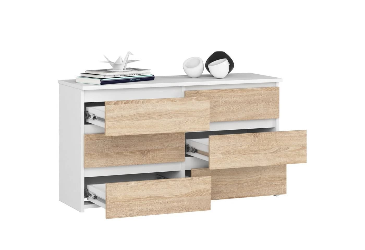 Raumhirsch Furniture Kommode Elegantes Sideboard mit 6 Schubladen - Bild 3