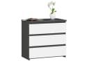 Raumhirsch Furniture Kommode 3 Schubladen 60 cm Holz Schrank Highboard Sideboard Bild 2
