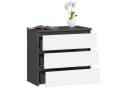 Raumhirsch Furniture Kommode 3 Schubladen 60 cm Holz Schrank Highboard Sideboard Bild 3