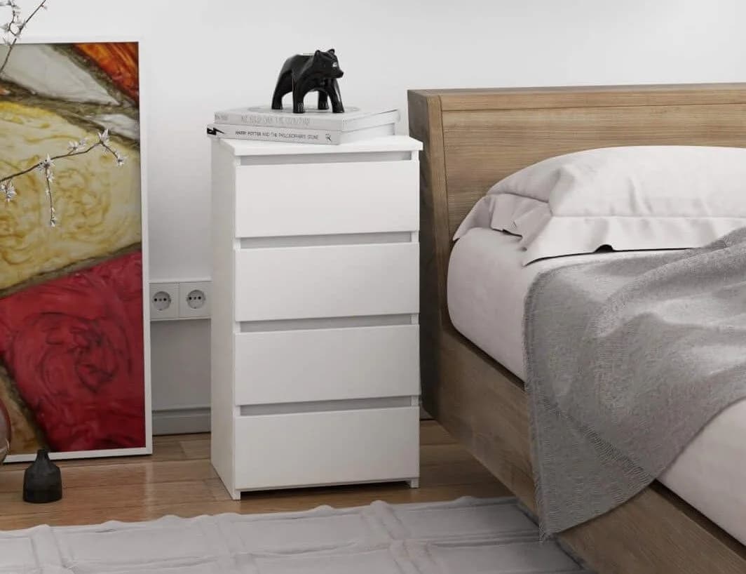Raumhirsch Furniture Kommode 4 Schubladen 40 cm breit Holz Schrank - Bild 2