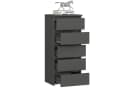 Raumhirsch Furniture Kommode 5 Schubladen Grau Modern Bild 3