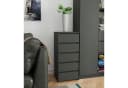 Raumhirsch Furniture Kommode 5 Schubladen Grau Modern Bild 5