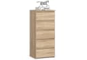 Raumhirsch Furniture Kommode 5 Schubladen 40 cm Eiche Sonoma Bild 2