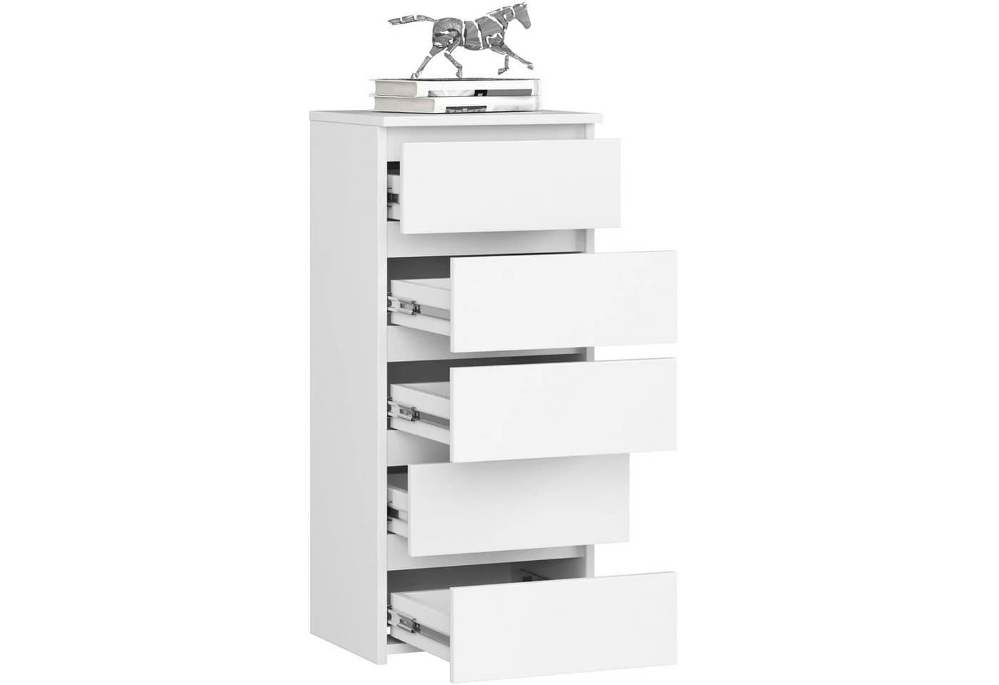 Raumhirsch Furniture Kommode 5-Schubladen 40 cm breit Holz Schrank - Bild 3