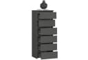 Raumhirsch Furniture Kommode 6 Schubladen Grau Modern Bild 3