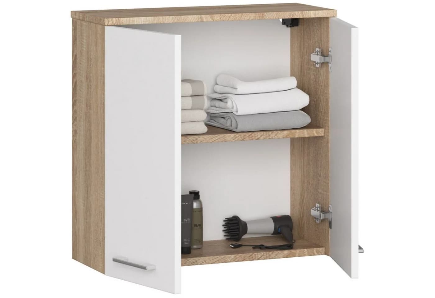 Raumhirsch Furniture Badhängeschrank Hochglanz Weiß - Bild 3