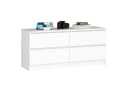 Raumhirsch Furniture Kommode 4 Schubladen 120 cm Holz Schrank Bild 2