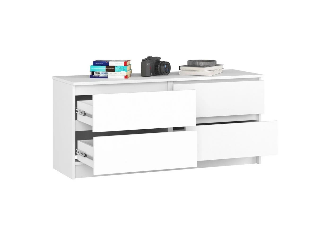 Raumhirsch Furniture Kommode 4 Schubladen 120 cm Holz Schrank - Bild 3
