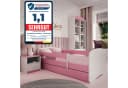 Raumhirsch Furniture Kinderbett Babydream mit Schublade & Rausfallschutz Rosa Bild 2