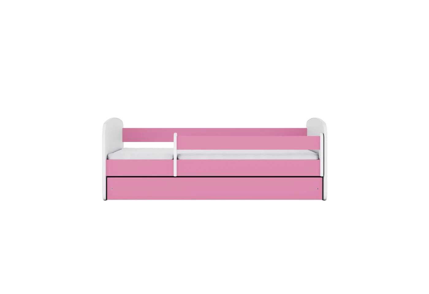 Raumhirsch Furniture Kinderbett Babydream mit Schublade & Rausfallschutz Rosa - Bild 3