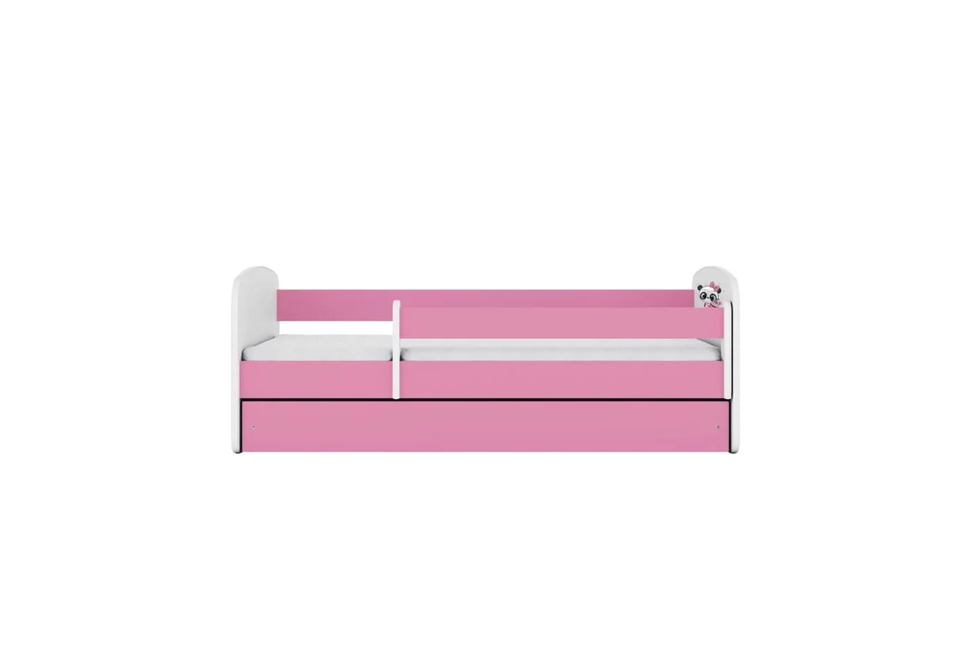 Raumhirsch Kinderbett Rosa mit Matratze, Schublade & Rausfallschutz - Bild 4