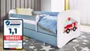 Raumhirsch Kinderbett Blau mit Matratze & Schublade Bild 2