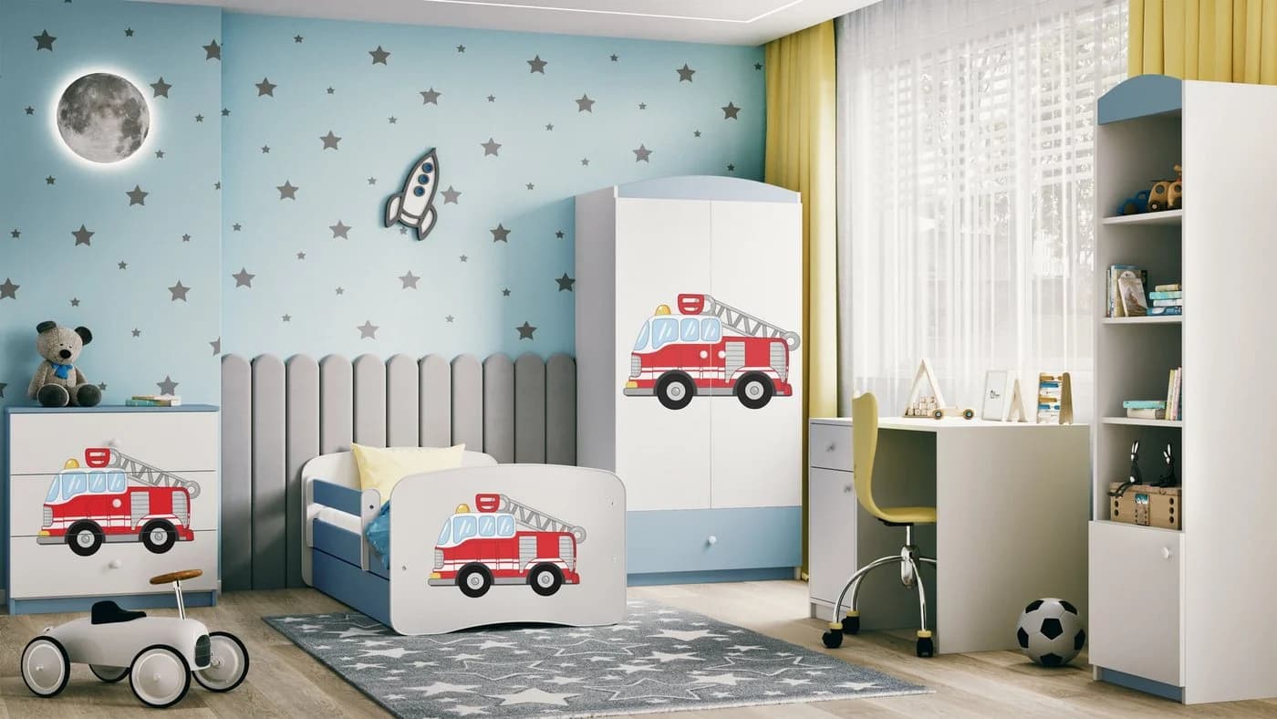 Raumhirsch Kinderbett Blau mit Matratze & Schublade - Bild 5
