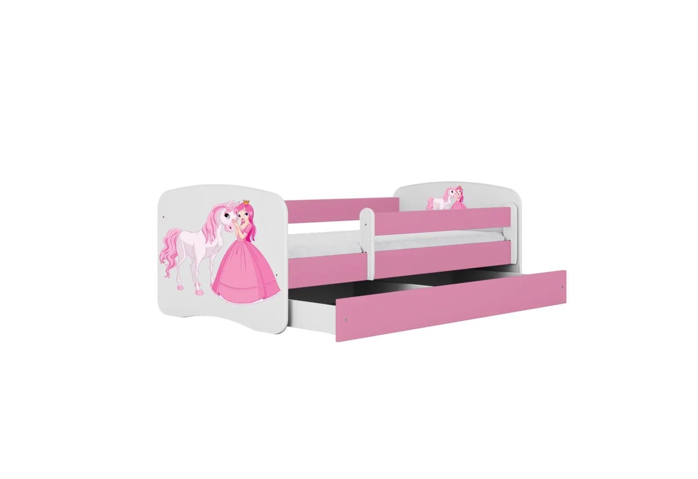 Raumhirsch Furniture Kinderbett 70x140 Rosa Prinzessin Pferd - Bild 3