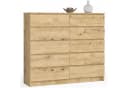 Raumhirsch Furniture Kommode 10 Schubladen Braun Modern Bild 2