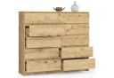 Raumhirsch Furniture Kommode 10 Schubladen Braun Modern Bild 3
