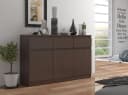 Raumhirsch Furniture Kommode 138 cm mit 3 Schubladen und Soft-Close Eiche Sonoma Bild 1
